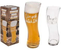 Svyruojantis bokalas "Drunk again" (569ml)