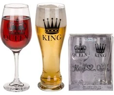 Ostatní Taurių komplektas "King &amp; Queen"