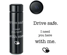 Termosas su termometru "Drive safe" (500ml)