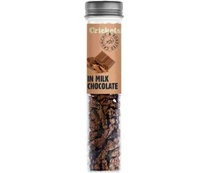 Traškūs skrudinti svirpliai "In milk chocolate"