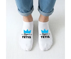 Trumpos vyriškos kojinės "Super tėtis"
