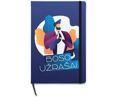 Užrašų knygutė kietu viršeliu "Boso užrašai"