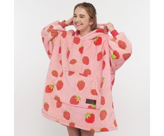 Vaikiškas BARAMOOR džemperis - pledas "Strawberry"