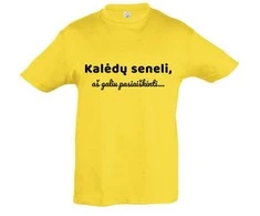 Vaikiški marškinėliai "Kalėdų seneli, aš galiu pasiaiškinti"