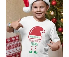 Vaikiški marškinėliai "Mylimiausias Kalėdų senelio elfas"