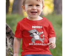 Vaikiški marškinėliai "Nieko nesigaliu"