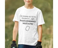 Vaikiški marškinėliai "Paskambinsiu močiutei"
