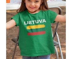Vaikiški marškinėliai "Retro Lietuva"