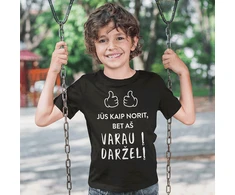 Vaikiški marškinėliai "Varau į darželį"