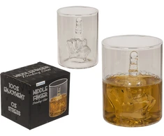Viskio taurė „Middle Finger“, 350 ml