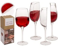 Vyno taurė "Half a Wine Glass"