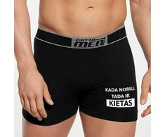 Vyriški apatiniai "Kada noriu, tada ir kietas"