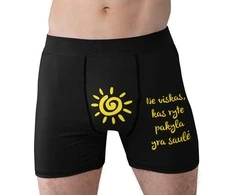 Vyriški apatiniai "Ne viskas, kas ryte pakyla yra saulė"