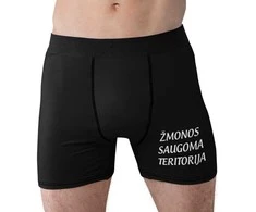 Vyriški apatiniai "Žmonos saugoma teritorija"