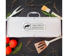 XL Barbekiu rinkinys "Jono mėsytė gardžiausia!"