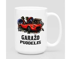 XL puodelis "Garažo puodelis" (450ml)