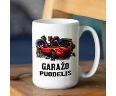 XL puodelis "Garažo puodelis" (450ml)
