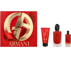 Giorgio Armani Si Passione rinkinys moterims (EDP, 100 ml + EDP, 15 ml + kūno losjonas, 75 ml)