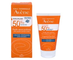 apsauginis veido kremas Avène Unscented Fluid SPF 50+ 50ml
