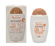 Avene Mineral Tinted Fluid SPF 50+ apsauginis veido fluidas su atspalviu, 40 ml