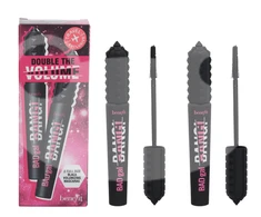 Benefit Duo Set: Badgal Bang! Volumizing Blakstienų tušas apimties suteikiantis blakstienų tušas, atspalvis: 1 Intense Pitch Juodas, 2 x 8,5g