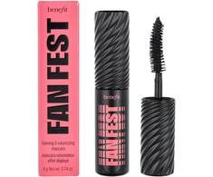 Benefit Fan Fest Fanning &amp; Volumizing Mini Blakstienų tušas tankinamasis blakstienų tušas, atpalvis: Juodas, 4 g
