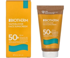 Biotherm Waterlover Face Sunscreen Kreminis SPF 50+ apsauginis veido kremas nuo saulės, 50 ml