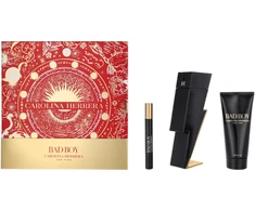 Carolina Herrera Bad Boy tualetinis vanduo purškiklis 100 ml rinkinys 3 vnt. 2023 m.