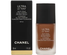 Chanel Ultra Le Teint Flawless Finish Fluid Foundation ilgai išliekanti tobulinanti kreminė pudra, matinis švytintis efektas, atspalvis: BR152, 30 ml