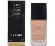 Chanel Ultra Le Teint Flawless Finish Fluid Foundation ilgai išliekanti tobulinanti kreminė pudra, matinis švytintis efektas, atspalvis: BR12, 30 ml