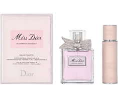 Rinkinys moterims Christian Dior Miss Dior Blooming Bouquet (EDT, 100 ml + pripildoma EDT miniatiūra, 10 ml)