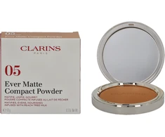 „Clarins Ever Matte“ matinio efekto kompaktinė pudra „05 Medium Deep“, 10 g