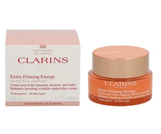 Clarins Extra Firming Energy Skaistinamasis bei stangrinamasis veido kremas brandžiai odai, 50 ml