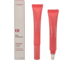 Clarins Lip Perfector Shimmer Lūpų blizgis lūpų blizgis, atspalvis: 01 Rose Shimmer, 12 ml