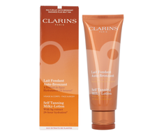 Clarins savaiminio įdegio pieniškas losjonas veidui ir kūnui savaiminio įdegio pienelis 125 ml