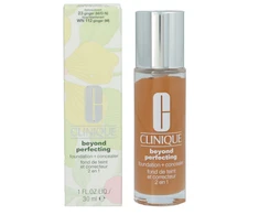 Clinique Beyond Perfecting Paraben-Free Matte Finish Liquid Foundation &amp; Maskuoklis 2-In-1 23 Ginger, 30 ml