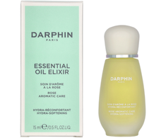 Darphin Essential Oil Eliksyras Rose Aromatic Care drėkinantis ir minkštinantis aliejų mišinys veidui, 15 ml