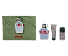 Hugo Boss HUGO Man rinkinys vyrams (EDT, 125 ml + dezodorantas, 75 ml + dušo gelis, 50 ml)