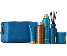 Kūno priežiūros ir namų kvapų rinkinys Rituals: The Ritual of Hammam (putojantis dušo gelis 200 ml + kūno kremas 150 ml + kūno losjonas 150 ml + kvapioji žvakė 140 g + kvapiosios lazdelės 70 ml + kosmetinė)