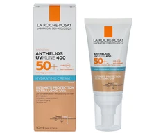 La Roche-Posay Anthelios UVMune 400 Hydrating Kreminis SPF 50+ apsauginis kremas nuo saulės jautriai veido odai, 50 ml