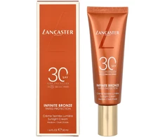 Lancaster Infinite Bronze Tinted Protection SPF 30 apsauginis veido kremas nuo saulės su spalva, atspalvis: Medium, 30 ml