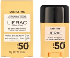 Lierac Sunissime Stick Sunscreen SPF 50 apsauginis pieštukinis kremas nuo saulės, 10 g