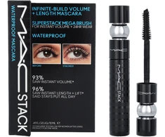 MAC Stack Atsparus vandeniui Blakstienų tušas vandeniui atsparus blakstienų tušas, 12 ml