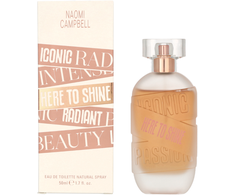 Naomi Campbell Here To Shine EDT tualetinis vanduo moterims, 50 ml