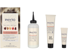 Phyto Phytocolor Permanent Color plaukų dažai be amoniako, atspalvis: 9.8 Very Light rusvai gelsvas Skirtas šviesiems plaukams, 112 ml
