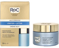 RoC Multi Correxion Even Tone &amp; Lift Night Kreminis koreguojantis naktinis veido kremas, 50 ml
