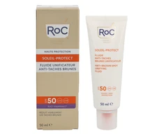 ROC Soleil-Protect Anti-Brown Spot Unifying Fluid SPF 50+ apsauginis fluidas veidui nuo pigmentinių dėmių, 50 ml