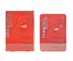 Rodial Dragon's Blood Jelly Eye Patche Set drėkinanti gelinė paakių kaukė, 4 x 3 g