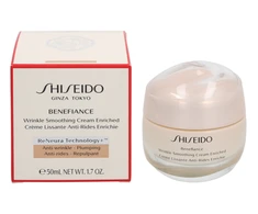 „Shiseido Benefiance“ raukšles lyginantis praturtintas dieninis veido kremas nuo raukšlių, 50 ml