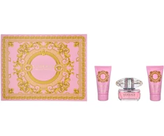 Versace Bright Crystal rinkinys moterims (kvepalai EDT, 50 ml + kūno losjonas 50 ml + dušo želė 50 ml)